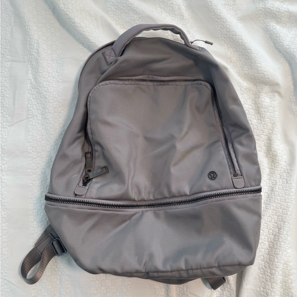 Lululemon Black and Gray Backpack